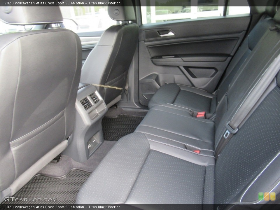 Titan Black Interior Rear Seat for the 2020 Volkswagen Atlas Cross Sport SE 4Motion #142898275