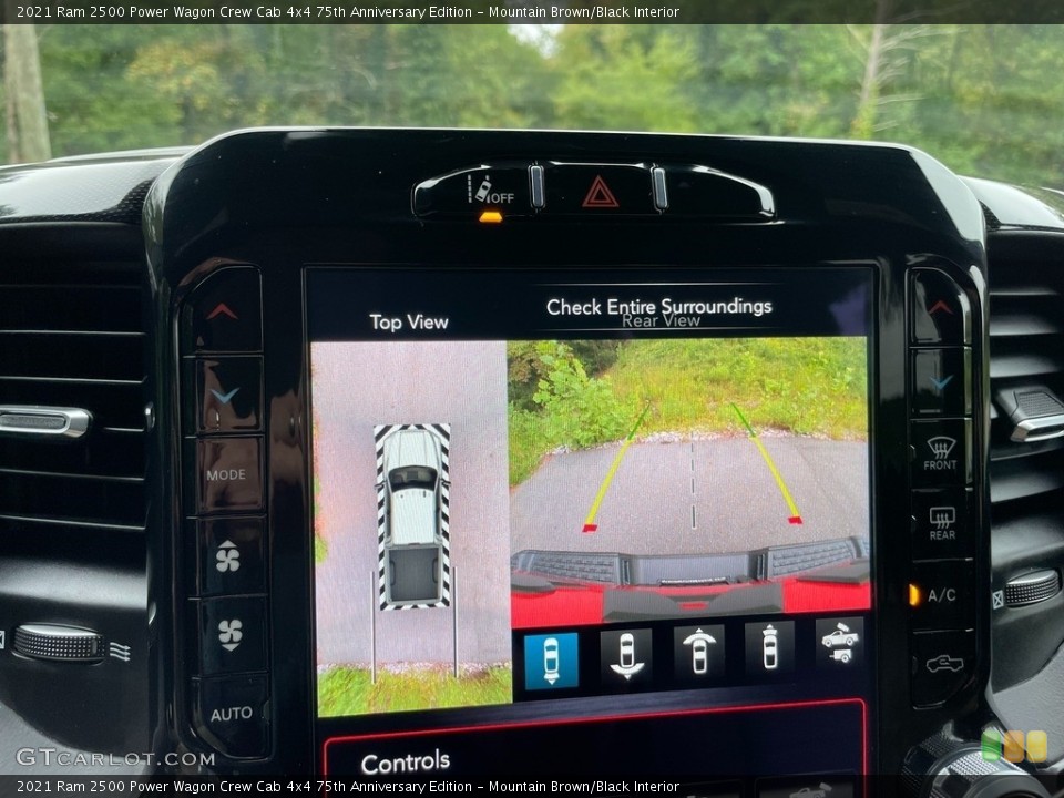 Mountain Brown/Black Interior Navigation for the 2021 Ram 2500 Power Wagon Crew Cab 4x4 75th Anniversary Edition #142898398