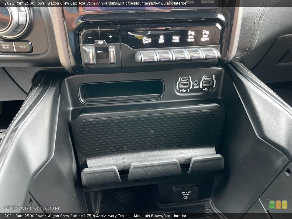 Mountain Brown/Black Interior Controls for the 2021 Ram 2500 Power Wagon Crew Cab 4x4 75th Anniversary Edition #142898524