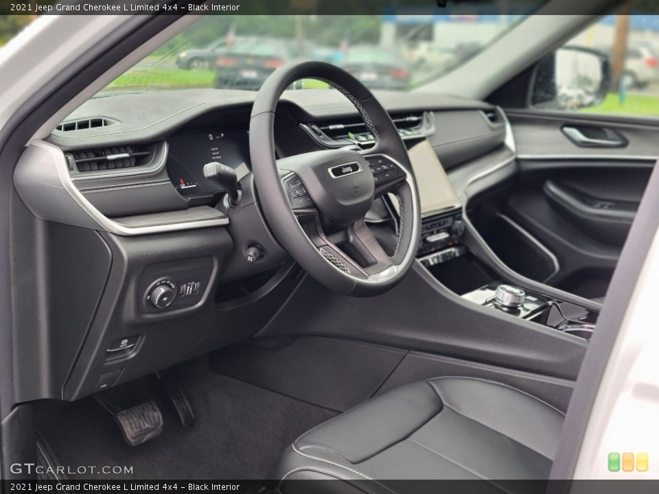 Black Interior Front Seat for the 2021 Jeep Grand Cherokee L Limited 4x4 #142898617
