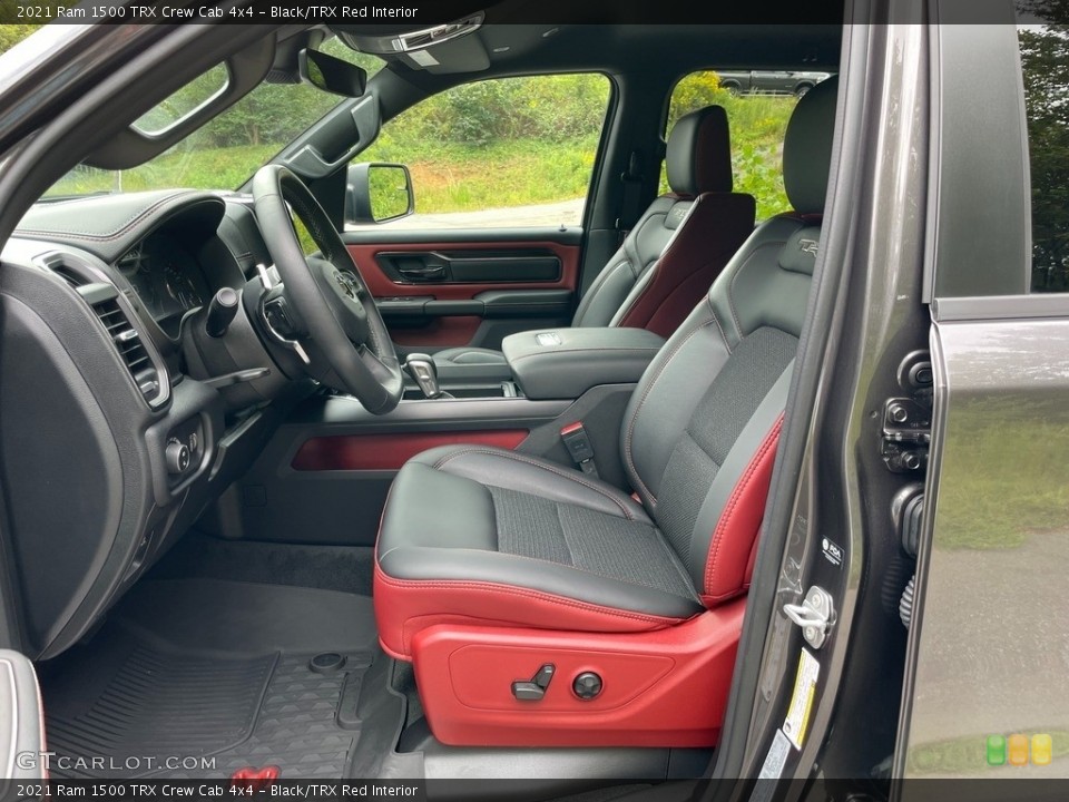 Black/TRX Red Interior Photo for the 2021 Ram 1500 TRX Crew Cab 4x4 #142899211