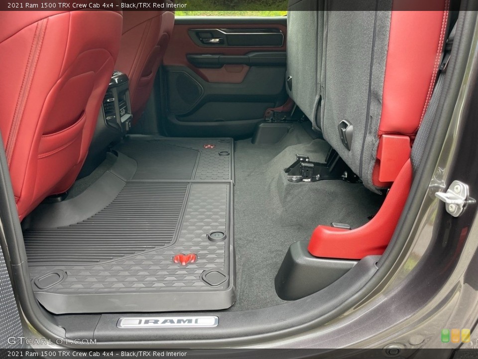 Black/TRX Red Interior Rear Seat for the 2021 Ram 1500 TRX Crew Cab 4x4 #142899310