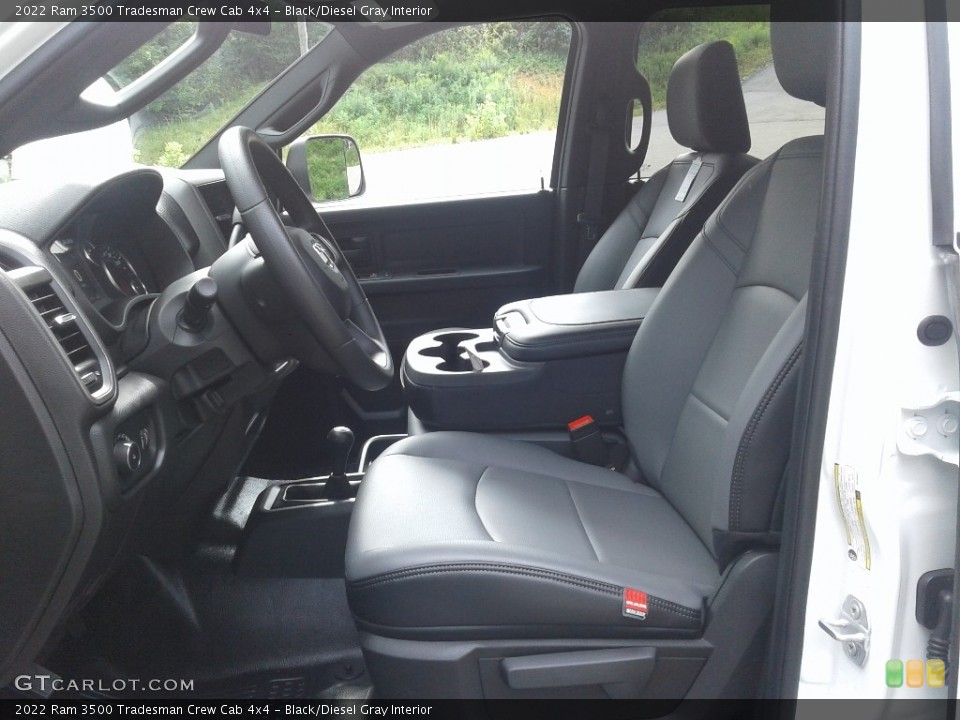 Black/Diesel Gray Interior Photo for the 2022 Ram 3500 Tradesman Crew Cab 4x4 #142899901