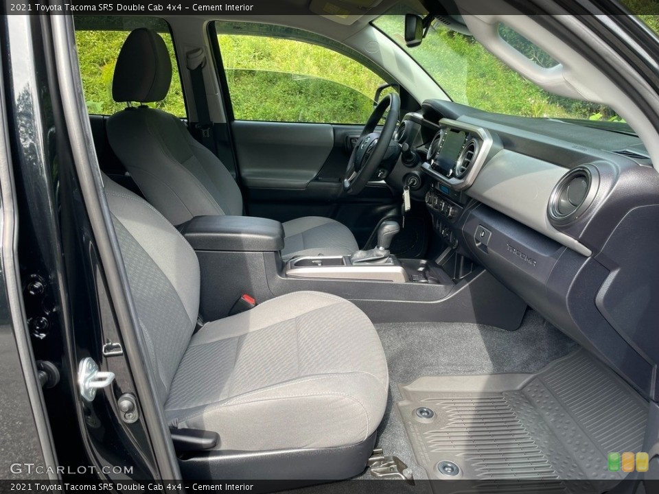 Cement Interior Front Seat for the 2021 Toyota Tacoma SR5 Double Cab 4x4 #142901892