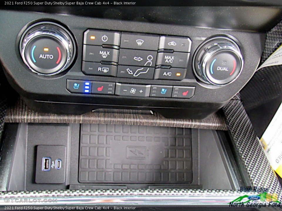 Black Interior Controls for the 2021 Ford F250 Super Duty Shelby Super Baja Crew Cab 4x4 #142905436