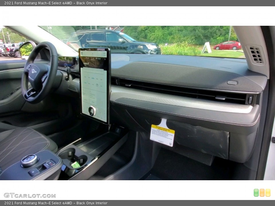 Black Onyx Interior Dashboard for the 2021 Ford Mustang Mach-E Select eAWD #142905439