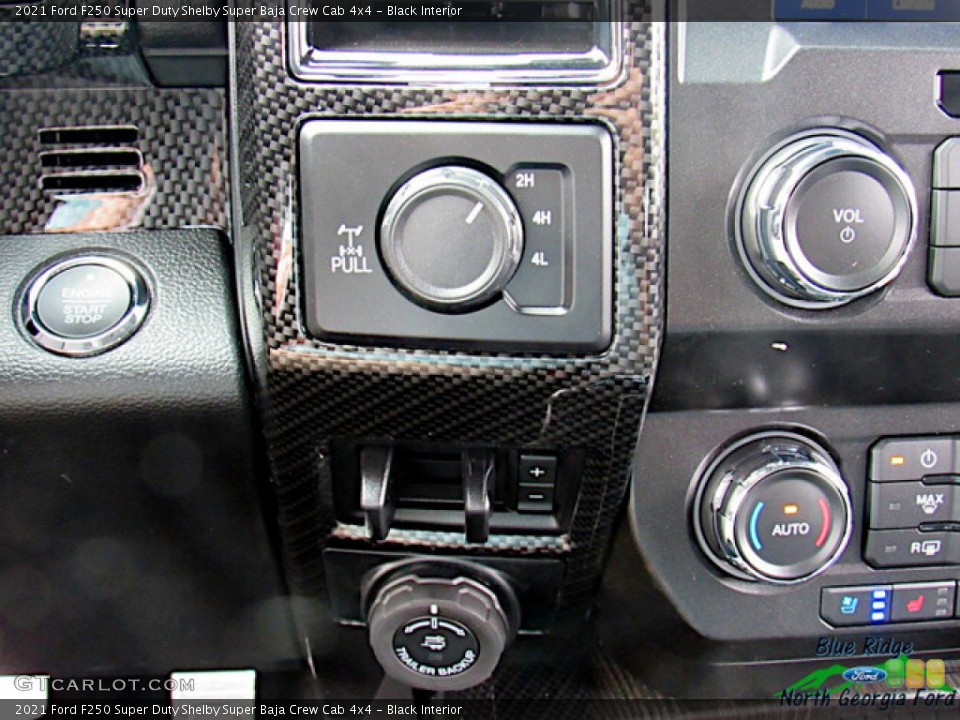 Black Interior Controls for the 2021 Ford F250 Super Duty Shelby Super Baja Crew Cab 4x4 #142905445