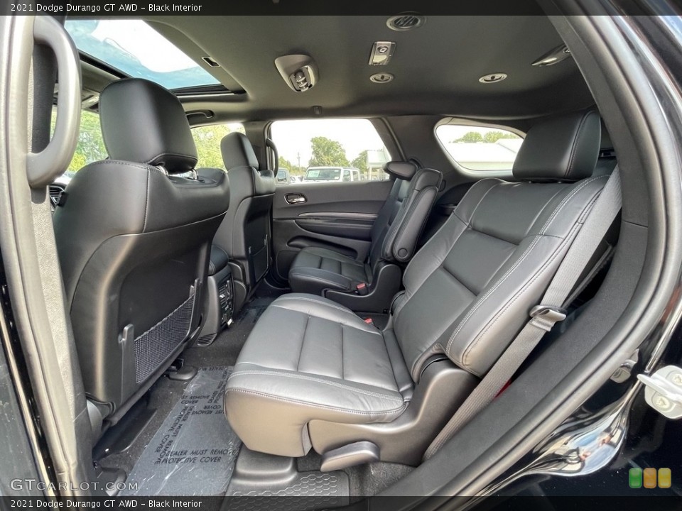 Black Interior Rear Seat for the 2021 Dodge Durango GT AWD #142908030