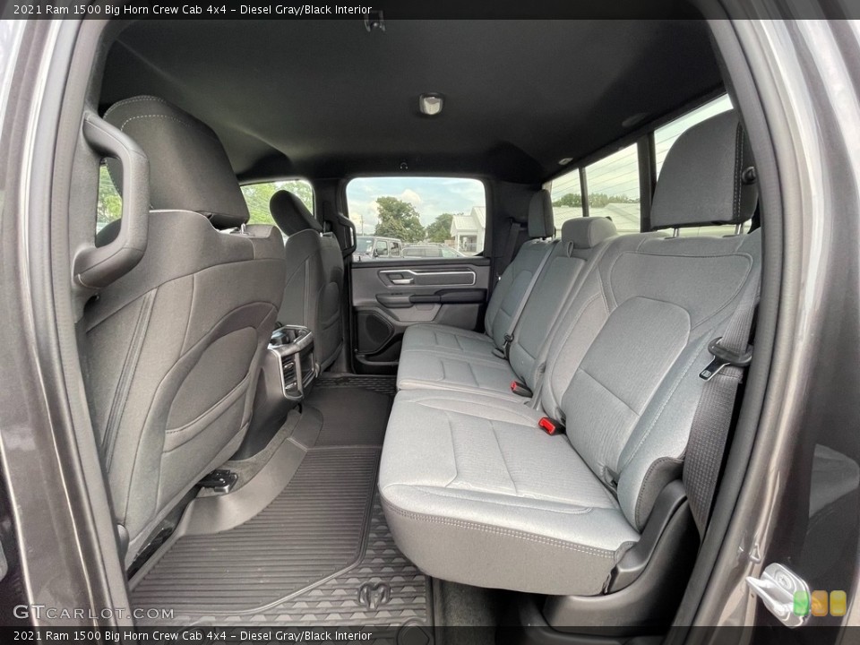 Diesel Gray/Black Interior Rear Seat for the 2021 Ram 1500 Big Horn Crew Cab 4x4 #142909227