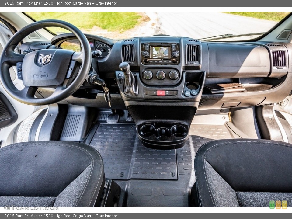 Gray Interior Dashboard for the 2016 Ram ProMaster 1500 High Roof Cargo Van #142911309