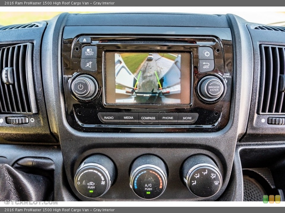 Gray Interior Controls for the 2016 Ram ProMaster 1500 High Roof Cargo Van #142911333