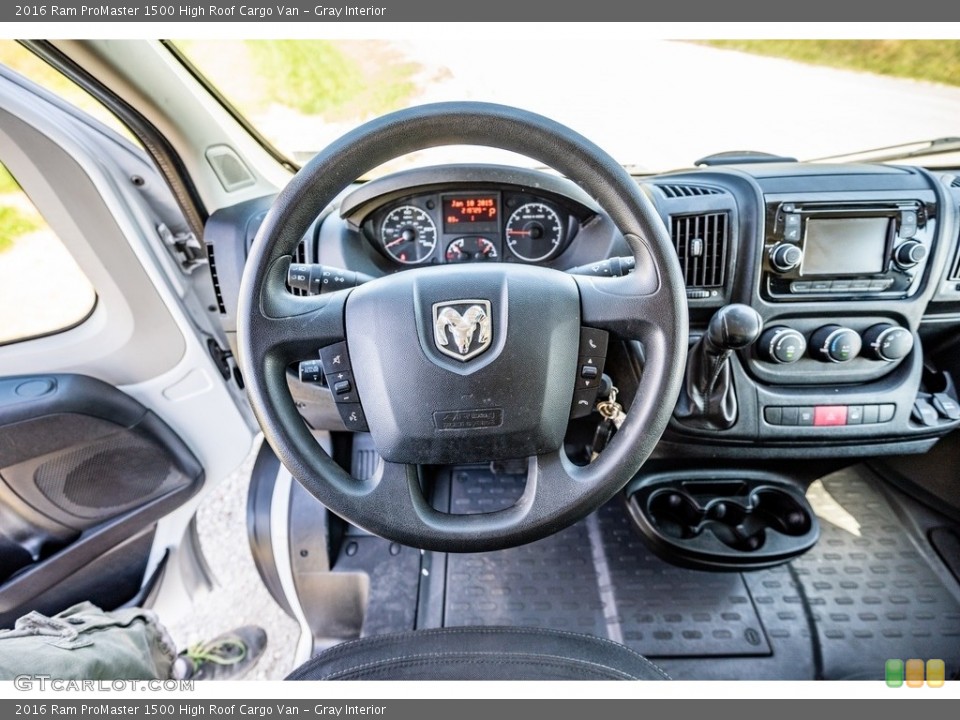Gray Interior Steering Wheel for the 2016 Ram ProMaster 1500 High Roof Cargo Van #142911357