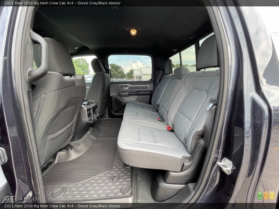 Diesel Gray/Black Interior Rear Seat for the 2021 Ram 1500 Big Horn Crew Cab 4x4 #142912035