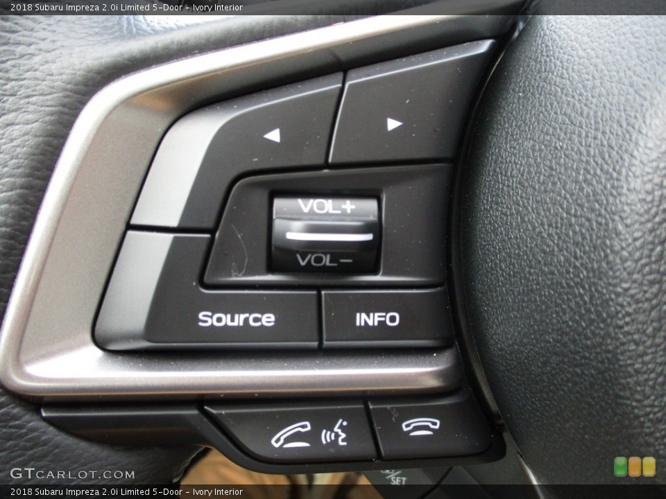 Ivory Interior Steering Wheel for the 2018 Subaru Impreza 2.0i Limited 5-Door #142914084