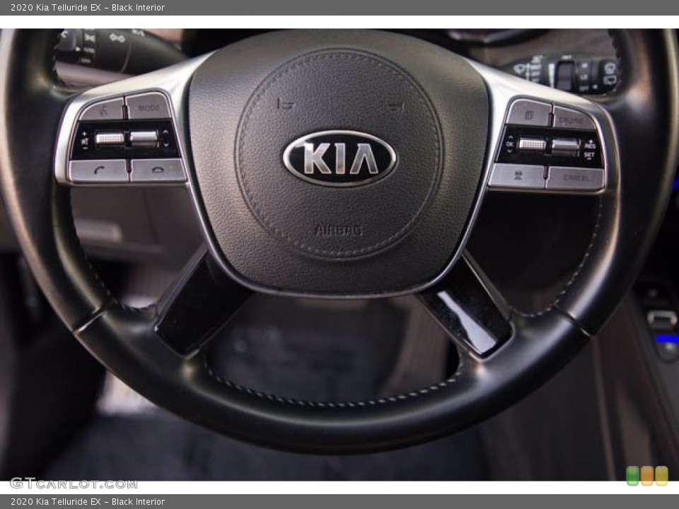 Black Interior Steering Wheel for the 2020 Kia Telluride EX #142914426
