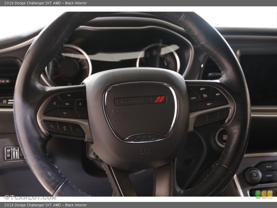 Black Interior Steering Wheel for the 2019 Dodge Challenger SXT AWD #142917247