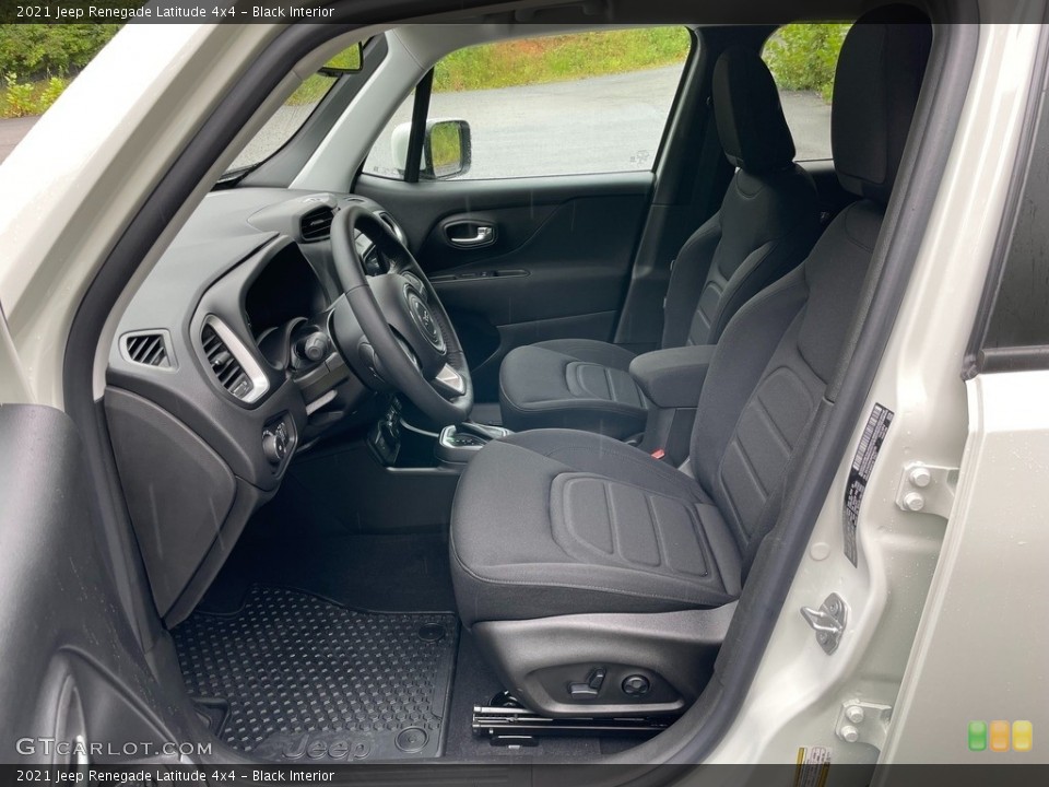 Black Interior Photo for the 2021 Jeep Renegade Latitude 4x4 #142920670