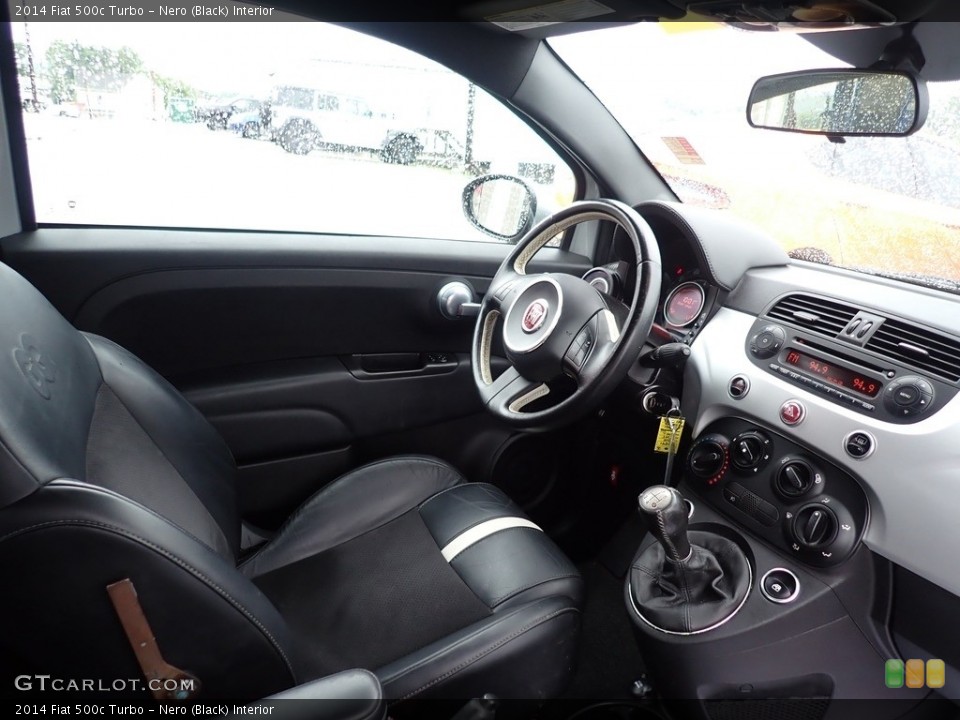 Nero (Black) 2014 Fiat 500c Interiors
