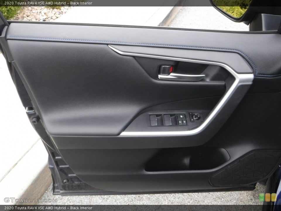 Black Interior Door Panel for the 2020 Toyota RAV4 XSE AWD Hybrid #142922227