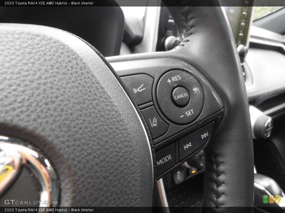 Black Interior Steering Wheel for the 2020 Toyota RAV4 XSE AWD Hybrid #142922437