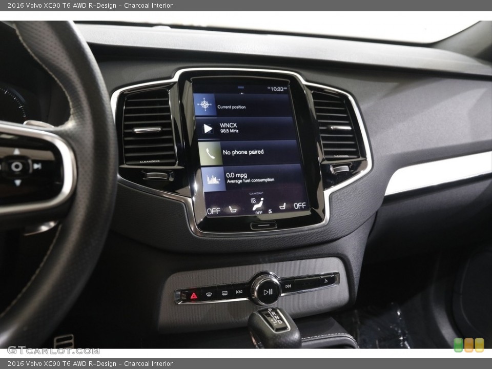 Charcoal Interior Controls for the 2016 Volvo XC90 T6 AWD R-Design #142922773