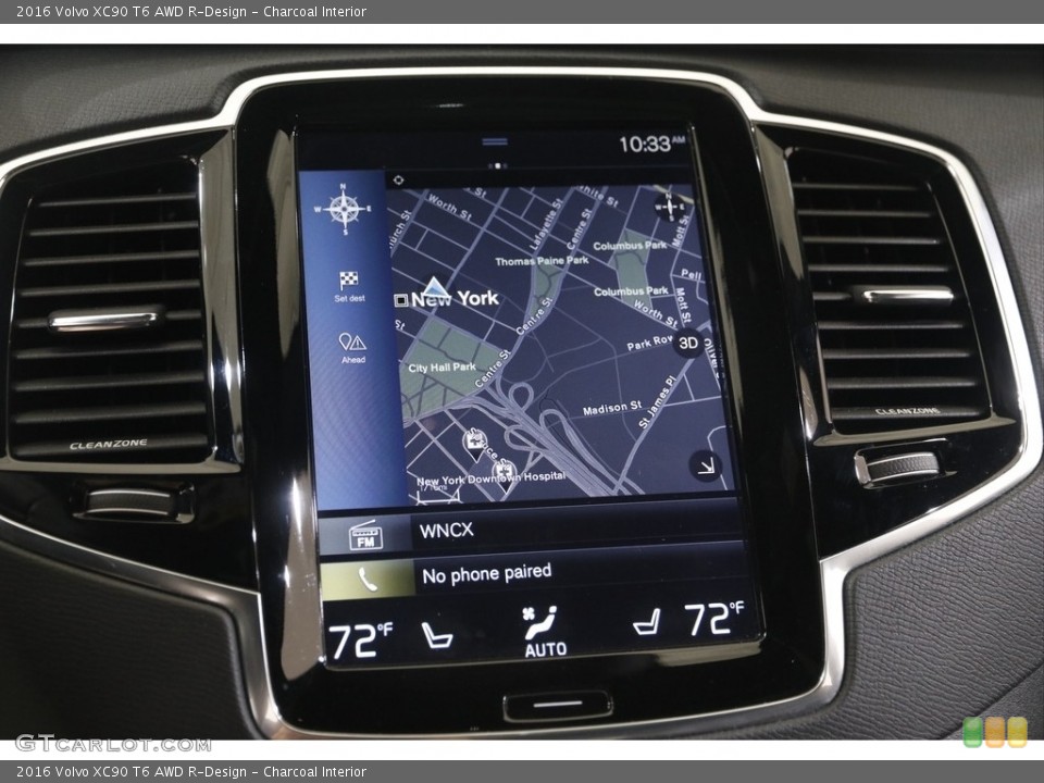 Charcoal Interior Navigation for the 2016 Volvo XC90 T6 AWD R-Design #142922791