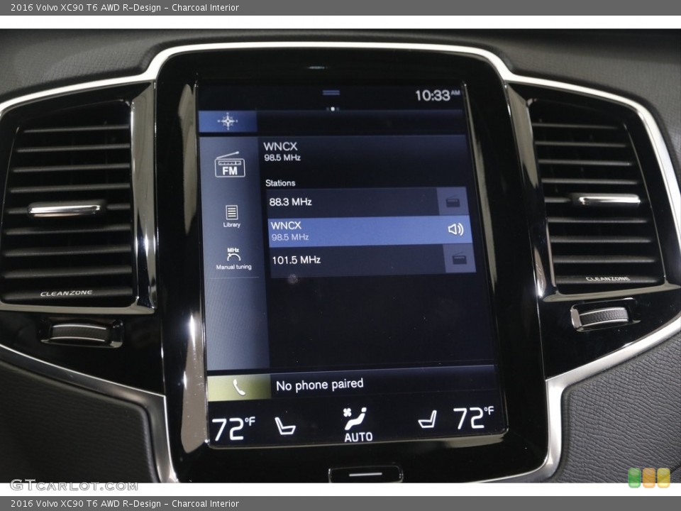 Charcoal Interior Controls for the 2016 Volvo XC90 T6 AWD R-Design #142922812