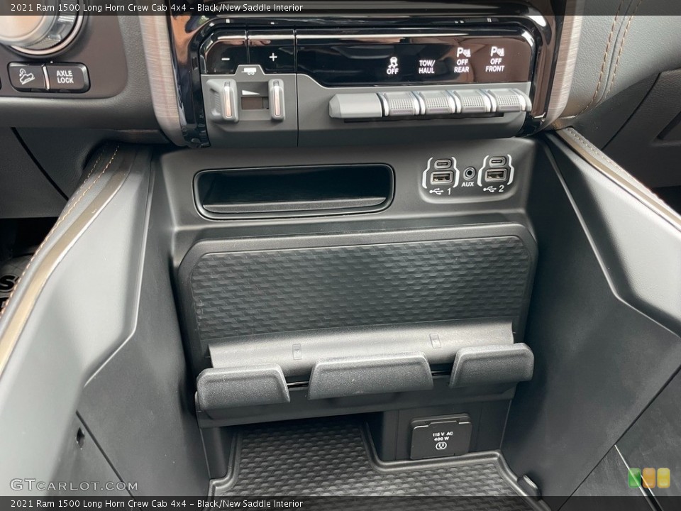 Black/New Saddle Interior Controls for the 2021 Ram 1500 Long Horn Crew Cab 4x4 #142922857