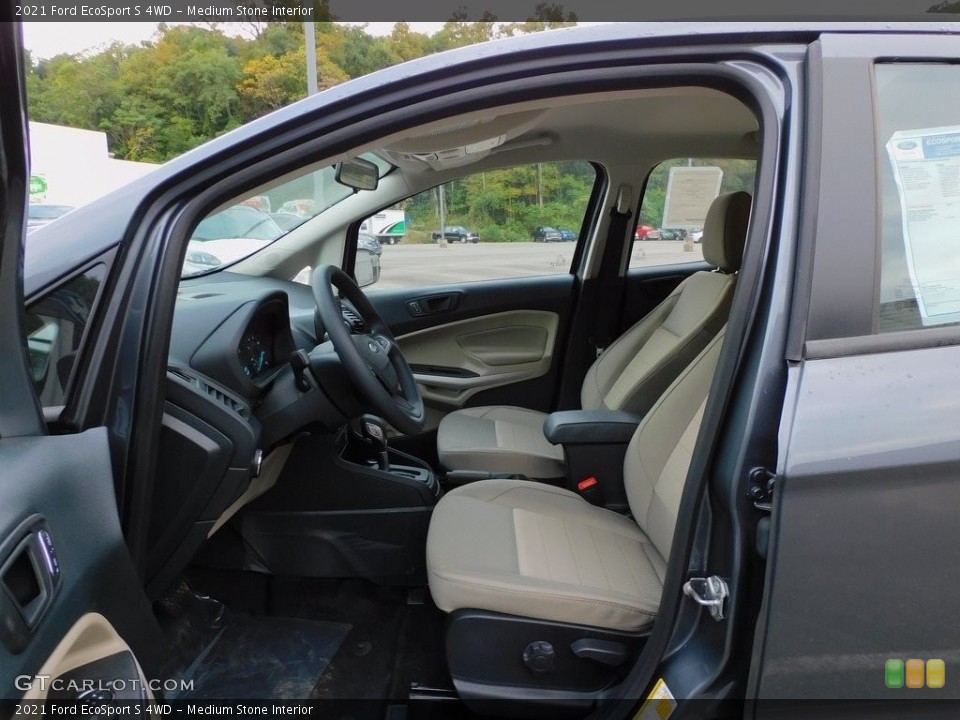 Medium Stone Interior Front Seat for the 2021 Ford EcoSport S 4WD #142923301