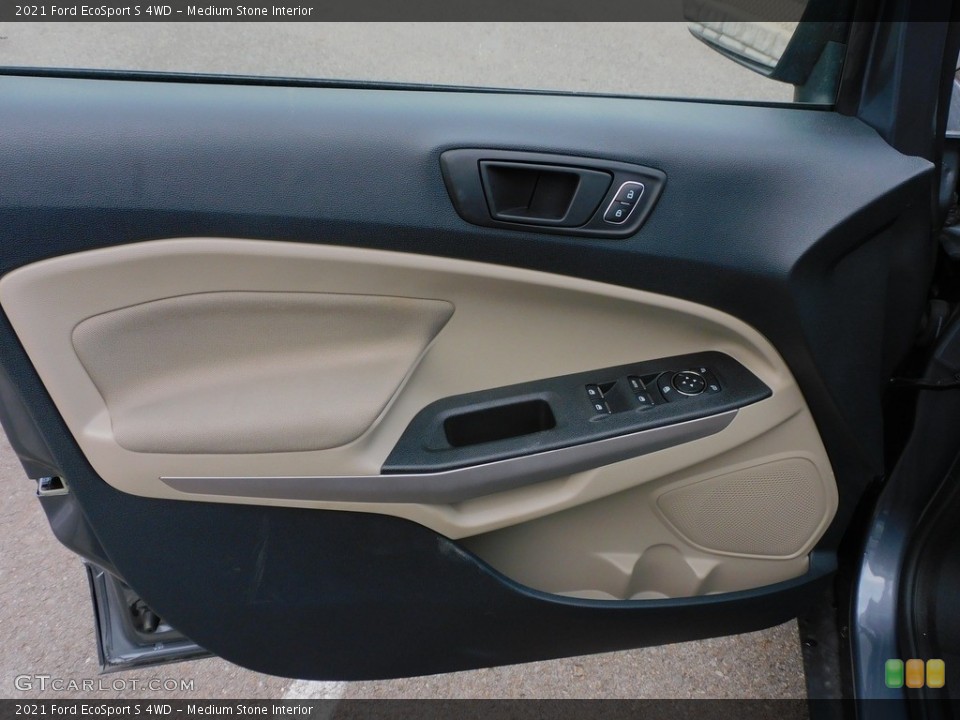 Medium Stone Interior Door Panel for the 2021 Ford EcoSport S 4WD #142923352