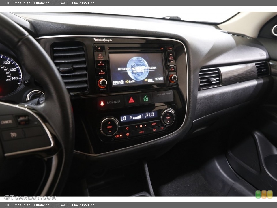 Black Interior Controls for the 2016 Mitsubishi Outlander SEL S-AWC #142925868