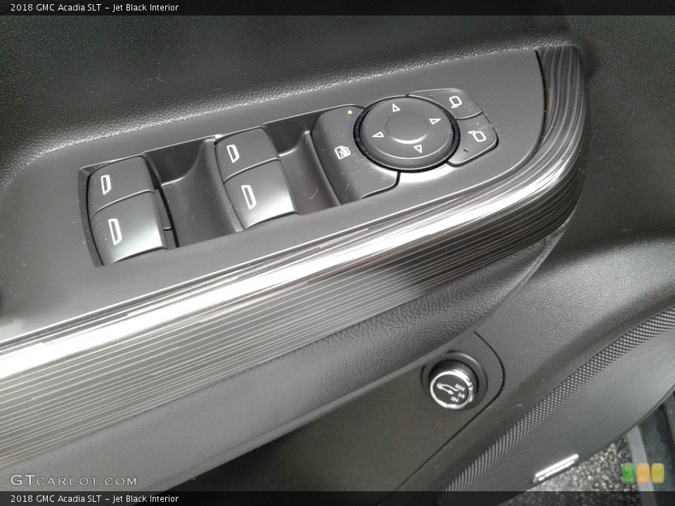 Jet Black Interior Door Panel for the 2018 GMC Acadia SLT #142927649