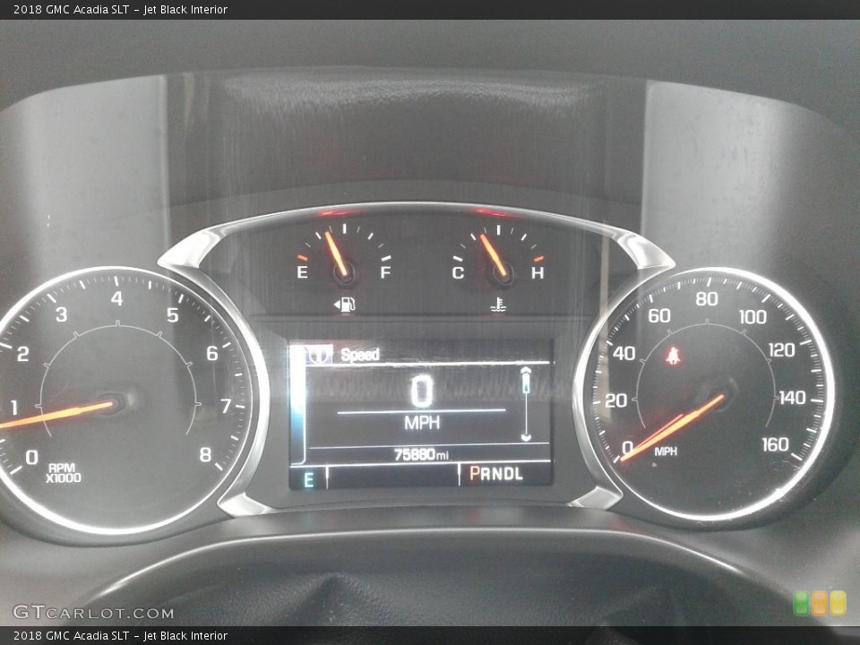 Jet Black Interior Gauges for the 2018 GMC Acadia SLT #142927905