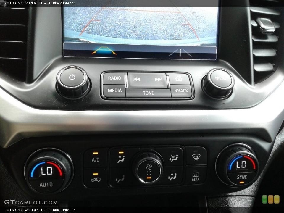 Jet Black Interior Controls for the 2018 GMC Acadia SLT #142927965