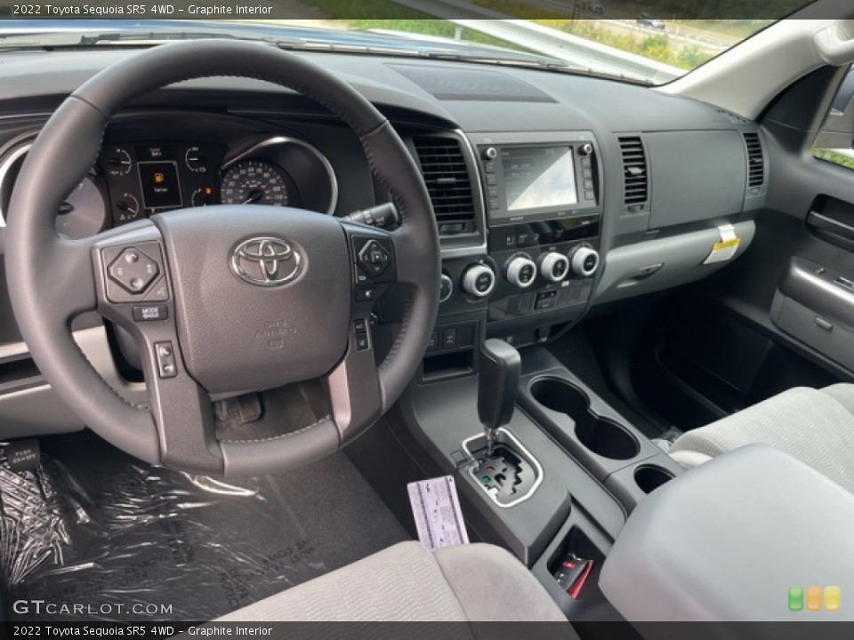 Graphite Interior Photo for the 2022 Toyota Sequoia SR5 4WD #142928853