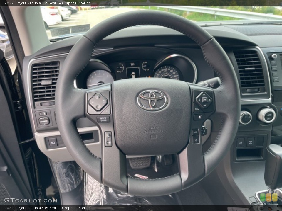 Graphite Interior Steering Wheel for the 2022 Toyota Sequoia SR5 4WD #142929069