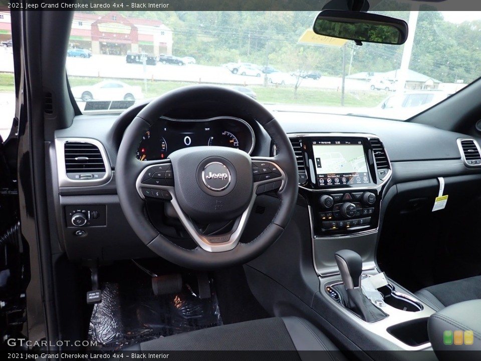 Black Interior Dashboard for the 2021 Jeep Grand Cherokee Laredo 4x4 #142930863