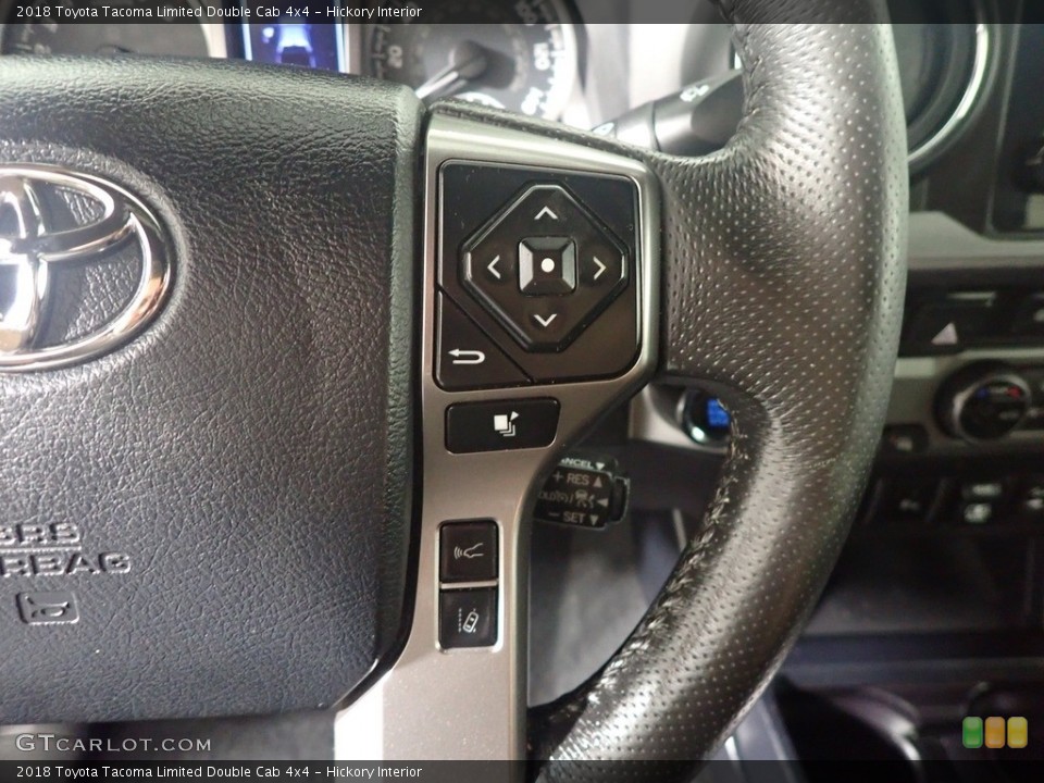 Hickory Interior Steering Wheel for the 2018 Toyota Tacoma Limited Double Cab 4x4 #142932270