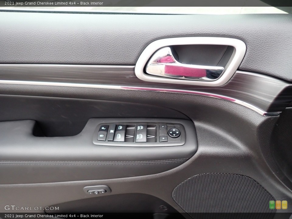 Black Interior Door Panel for the 2021 Jeep Grand Cherokee Limited 4x4 #142934175