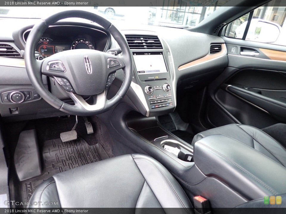 Ebony Interior Photo for the 2018 Lincoln MKC Reserve AWD #142934449