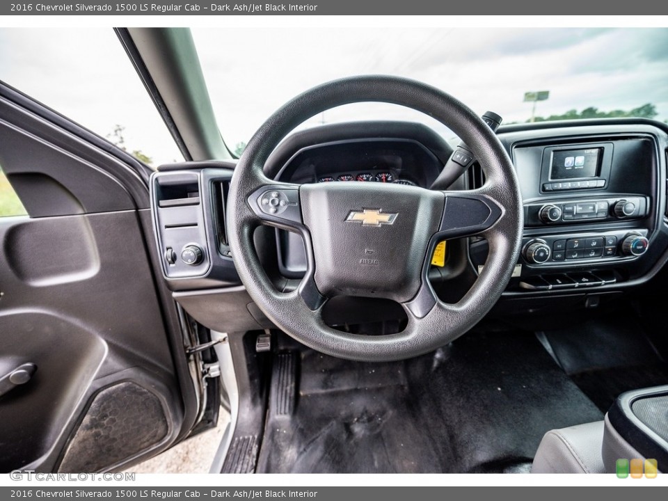 Dark Ash/Jet Black Interior Steering Wheel for the 2016 Chevrolet Silverado 1500 LS Regular Cab #142934794