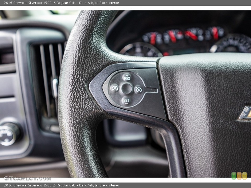 Dark Ash/Jet Black Interior Steering Wheel for the 2016 Chevrolet Silverado 1500 LS Regular Cab #142934820