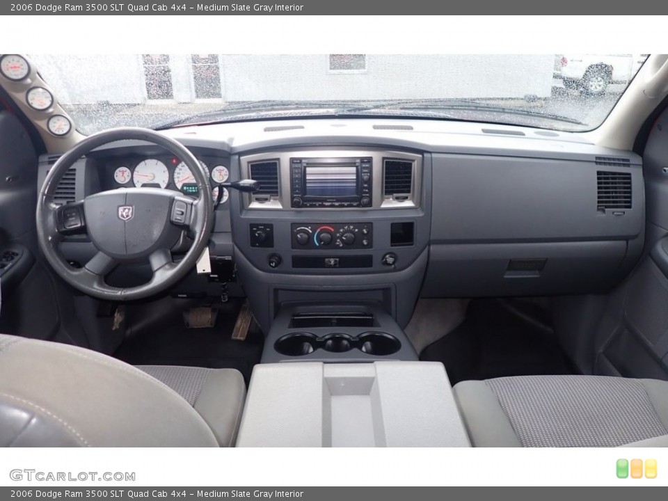 Medium Slate Gray Interior Dashboard for the 2006 Dodge Ram 3500 SLT Quad Cab 4x4 #142937159