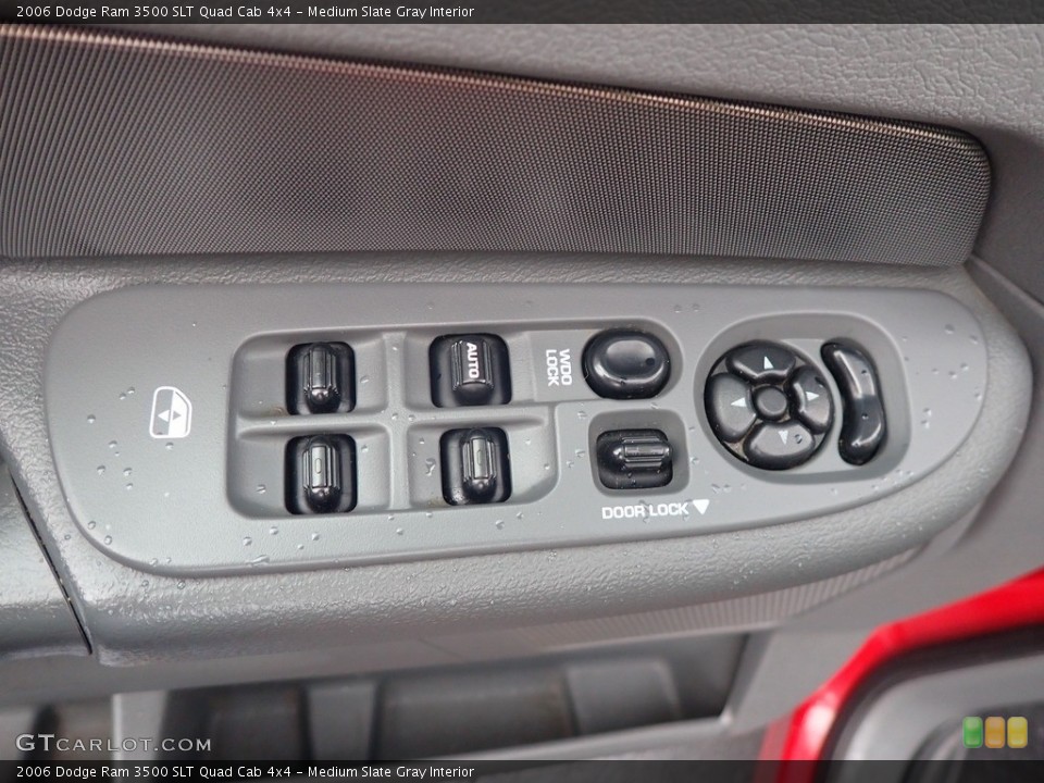 Medium Slate Gray Interior Controls for the 2006 Dodge Ram 3500 SLT Quad Cab 4x4 #142937214