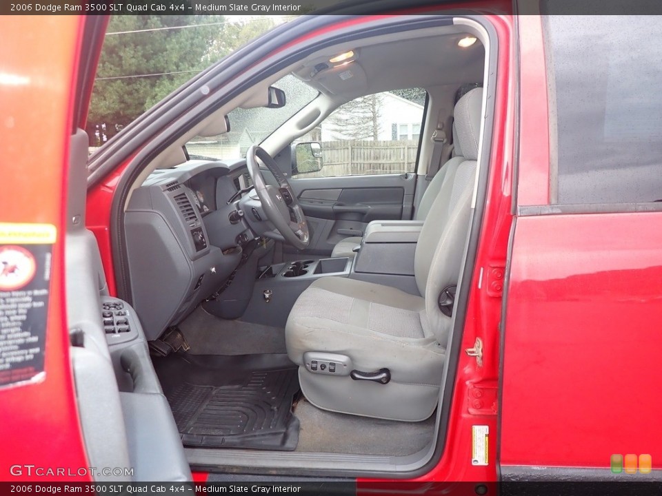 Medium Slate Gray Interior Front Seat for the 2006 Dodge Ram 3500 SLT Quad Cab 4x4 #142937235