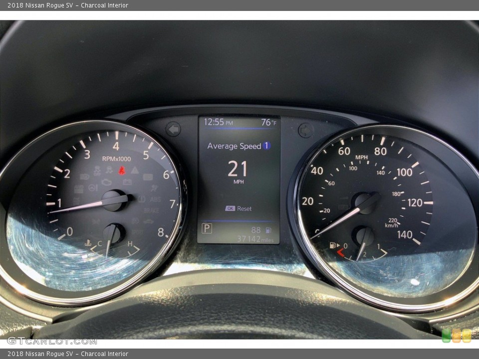 Charcoal Interior Gauges for the 2018 Nissan Rogue SV #142940667