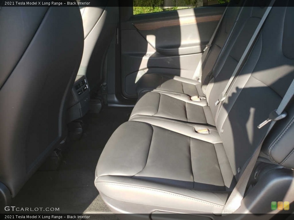 Black Interior Rear Seat for the 2021 Tesla Model X Long Range #142942052