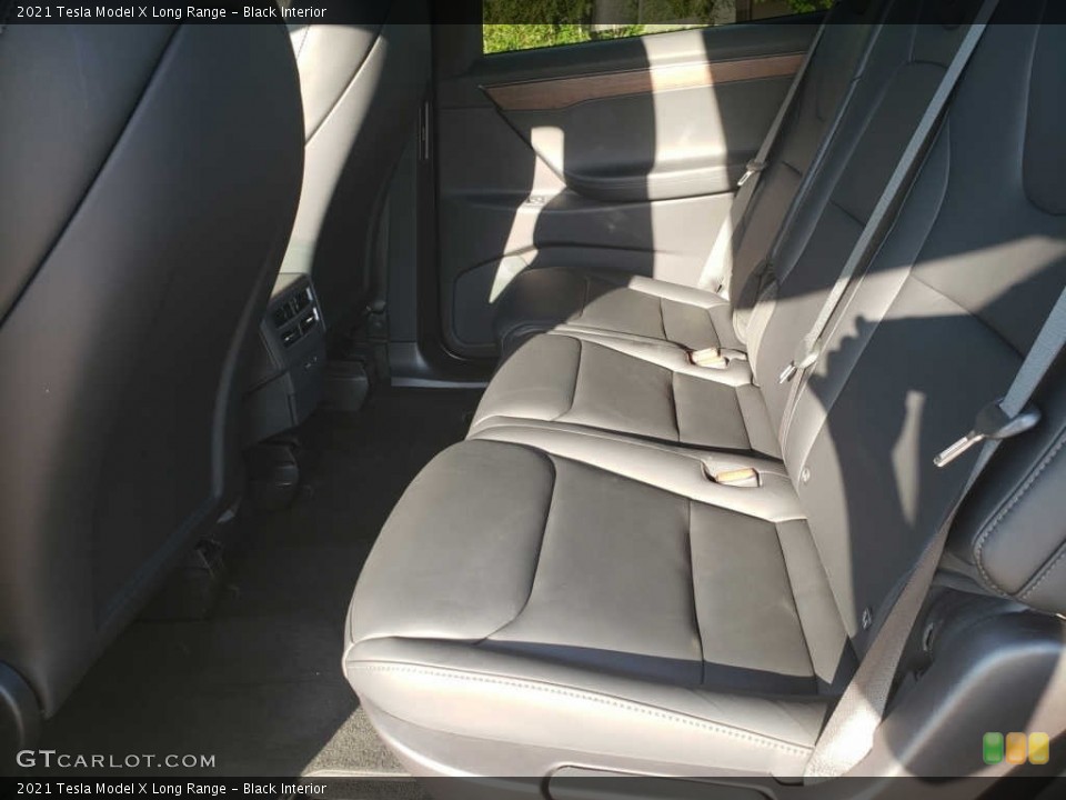 Black Interior Rear Seat for the 2021 Tesla Model X Long Range #142942052