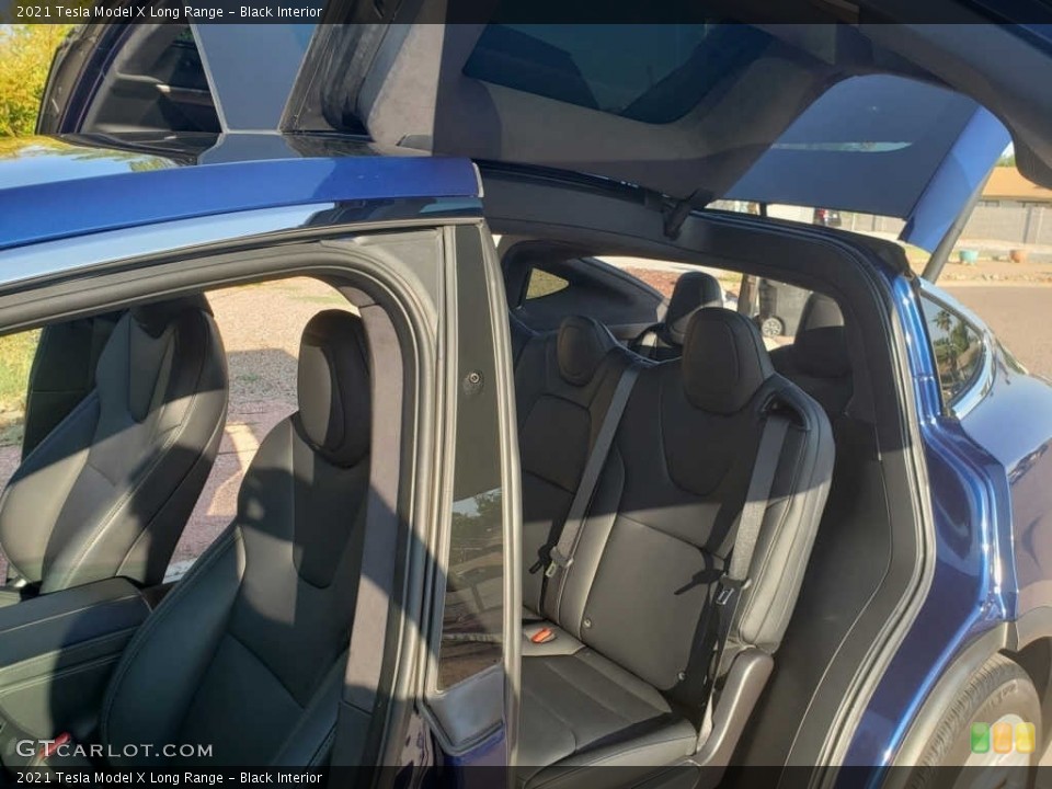 Black Interior Rear Seat for the 2021 Tesla Model X Long Range #142942252