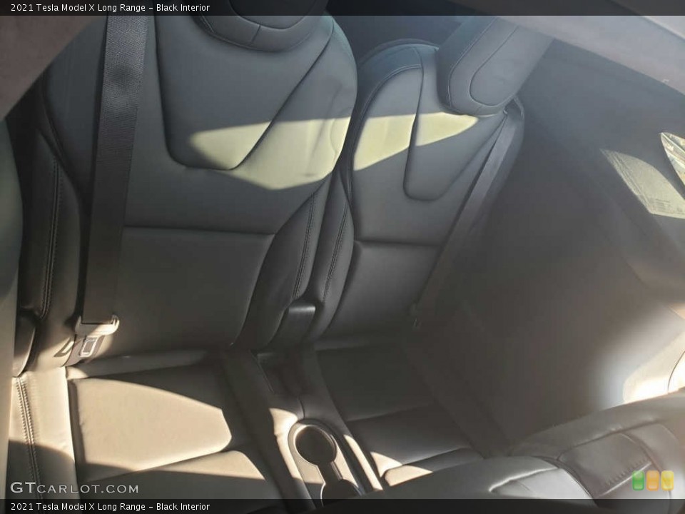Black Interior Rear Seat for the 2021 Tesla Model X Long Range #142942274